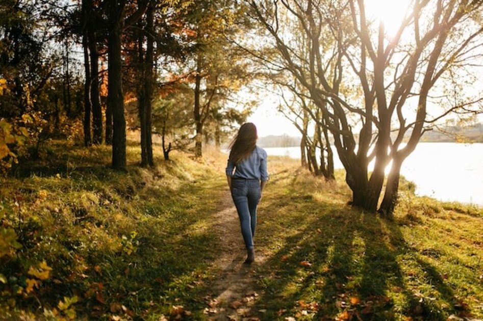 Caminhada na natureza.