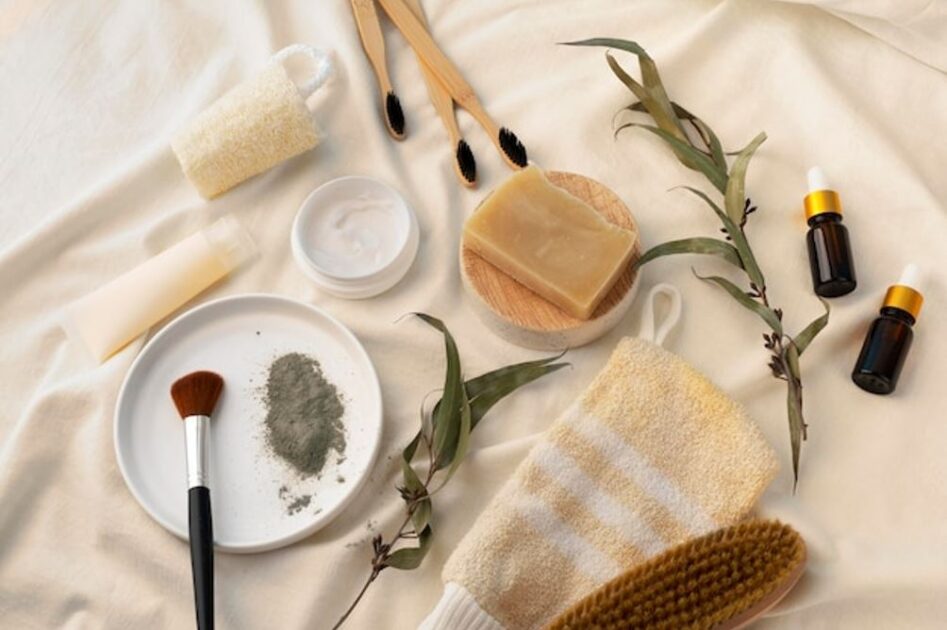 Cosméticos naturais.