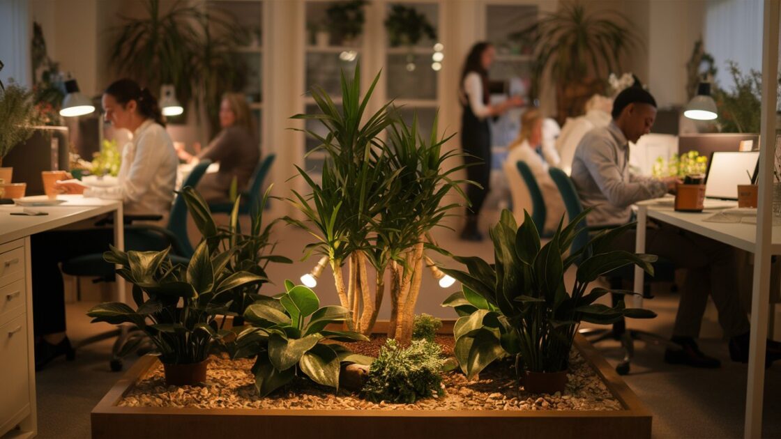 Estudos mostram que a presença de plantas em ambientes internos reduz o estresse