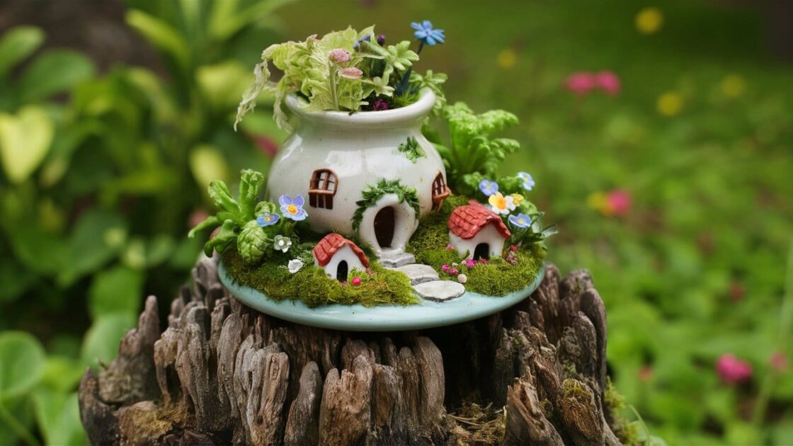 Minijardim decorado